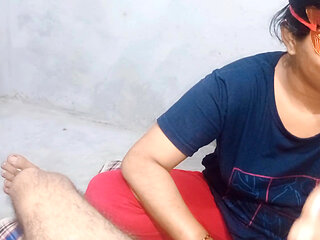 Neha Bhabhi sucks the dick very well continuously without stopping