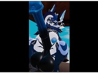 Beach Babe Furry Expansion - Huge Tits, Ass And Dick - Vrchat Erp
