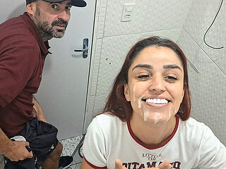 Fucked in a Bar Bathroom by a Stranger Without a Condom!