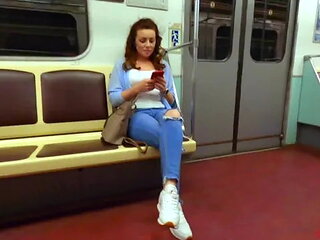 Met in the Subway. She Loves to Suck Cock and Eat Sperm.