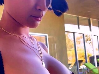 Big boobs milf masturbates with her dildo