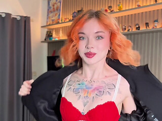 Just a Simple Mirror Striptease but How Hot It Is 