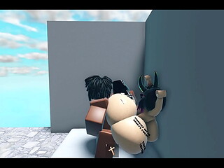Whore gets blacked fucking in ROBLOX