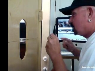 Servicing Cock at the Gloryhole