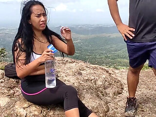 Outdoor sex with the tour guide