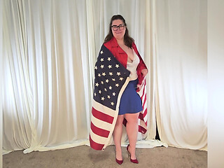 Tall Thick BBW Tries on World Cup Outfits