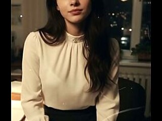 Angie's boss can't resist her beautiful curves and decides to seduce her