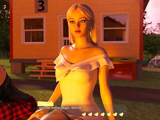Assisting the hot moms in this visual novel gameplay