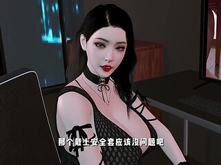 3D BBW Asian MILF Naked Her Perfect Ass Cheating with Young Big Dick