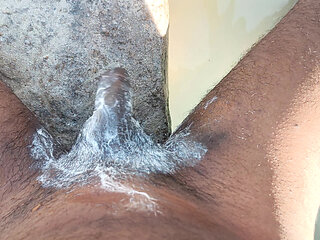 Desi Boy Soap Play   Cleaning Routine   Real Indian Amateur