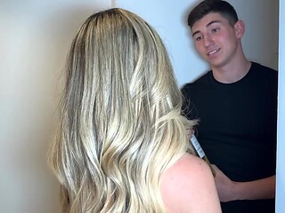 Hot milf Brady Bud enjoys hard sex with three big-ass Latinas