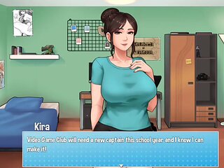 My jaw-dropping busty brunette stepmom tackles her mansion chores