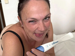 Pregnant German MILF Cheats with BBC - Big Tits, Facial, Swallows Cum