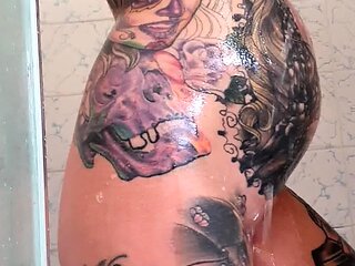 Stacked brunette goes solo toys and masturbation