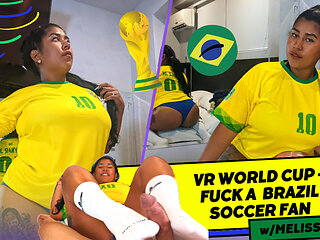 VR WORLD CUP - FUCK A BRAZIL SOCCER FAN - BigAssLatinaVR