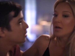 Stepson craves stepmom's seductive touch in an intimate date
