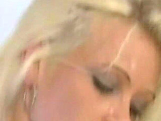 Blonde Horny Slut Was Visited by Her Male Friend Who Had Been Wanting to Fuck Her for a Long Time
