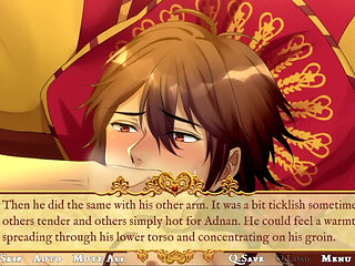 The Arab subordinate in the arms of the wicked sultan!!