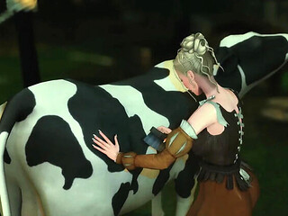 3D Animation Rough Sex in a Tent  Big Tits Hardcore Group Fuck with Sound