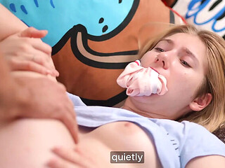 Stepdaughter's First Creampie with Stepdaddy - Homemade Russian Blowjob
