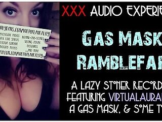Talking & Masturbating While Wearing A Gas Mask (audio Only Asmr) With Erotic Audio