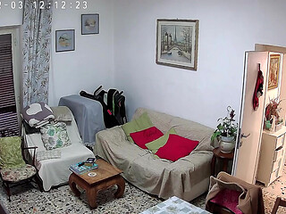 Nude at home