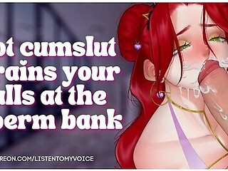 Slutty Receptionist Drains Your Balls At The Sperm Bank [audio Roleplay] [submissive Slut] [cumslut]