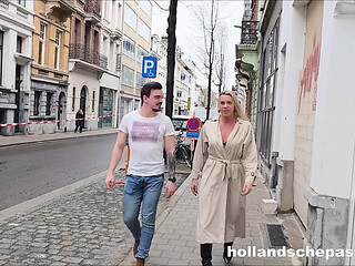 Coffee or My Cunt? Big Tits Dutch MILF Gets Fucked Hard