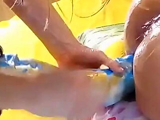 Fun My Colorful Thick Hard Cock Going Rough