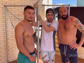 Tiago fucked outdoor by the big cock of Gianni Maggio