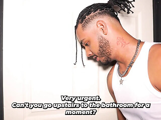 Stepbrother hides stepsister's towel and they end up having wild sex in the room