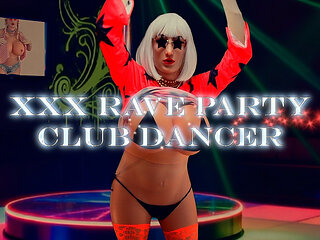 XXX Rave Party Club Dancer