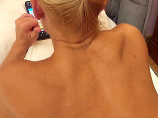 Amateur Blonde Mature Wife Enjoys Body Worship