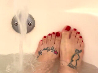 Playing in the Water with My Feet