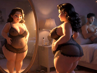 "From Chubby & Ignored to Curvy Cock Tease - Her Slutty Transformation" ep1