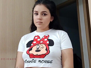 My Stepmom Helps Me with a Handjob