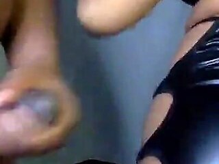 Sexy Erotic Babe Dance. While Stroking Huge Cock