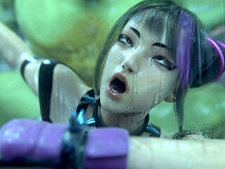 Gifdoozer Juri X Blanka Intense Anal Sex: Hot, Hardcore Fucking with Sweet, Gaping Ass and Intense Pleasure