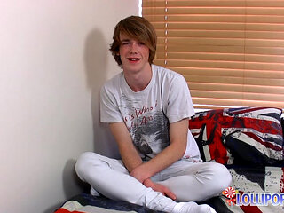 LollipopTwinks Kai Alexander Takes Full Control Stroking With Fierce Rhythm And Hungry Intent