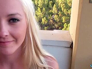 Once Inside The Hotel Room Ashley Stone Strips In Order To Get Her Twat