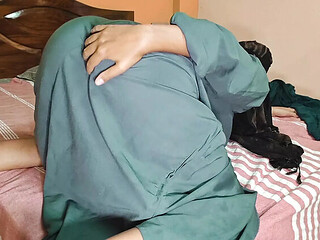 Hope Love Hot Young Hijab MILF Gets Doggystyle from Big Cock