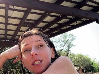 Chubby Brunette Big Boobs Dildo Masturbation