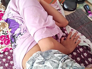 Enjoying sex with husband