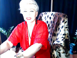 Mature wife for sale-9! (Aimee Hot MILF, aka AimeeParadise)... Cool whore, fishnet, moaning orgasm, red shoes...