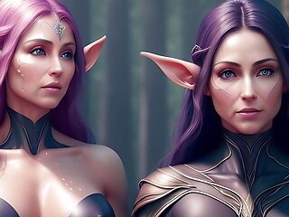 Sexy Elven Fantasy Babes