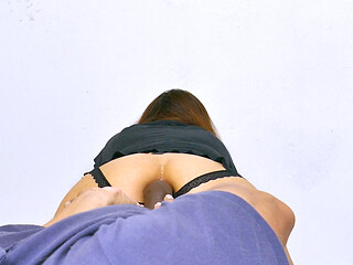 She gave me her ass to fuck with a huge black cock.
