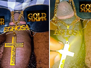 Billionaire uses real gold for a handjob