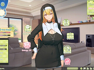 Hentai Game - Kasumis Wild Cowgirl Scene & Ayanos Slippery Bath Handjob - Hentai Gameplay Animation