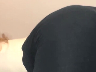 Showing off My Small Boobs & My Ass in Old Leggings