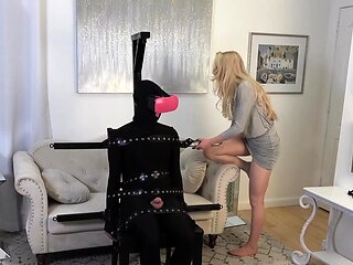 Blonde amateur milf does anal on pov camera 11